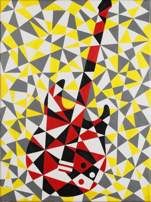 Guitar pattern, 2023, Jacek Wróblewski