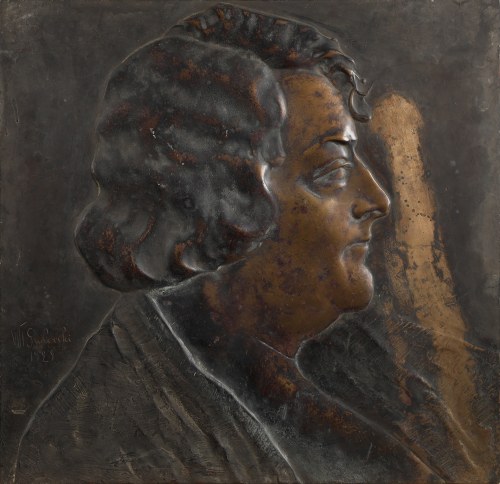 Plakieta z wizerunkiem kobiety, 1929, Władysław Gruberski