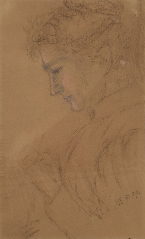 Zamyślona, 1899, Georg Wilhelm Ritter