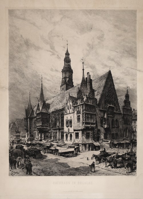 Ratusz we Wrocławiu, 1884, Bernhard Mannfeld