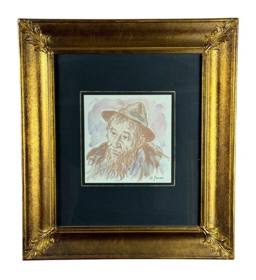Portret mężczyzny z brodą - ALFONSO GRASSI, Alfonso Grassi