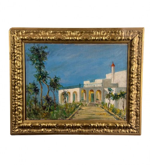 Domek na wybrzeżu - Angela Carugati (1881-1977), Angela Carugati