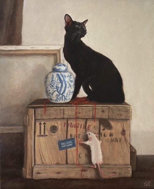 The black cat and the mysterious box, Lix Flair