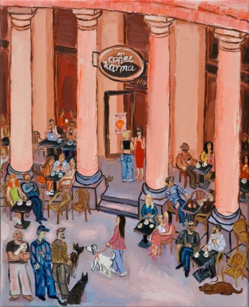 "Cafe Carma", niedatowany, Krzysztof Kokoryn