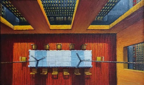 "Conference room", niedatowany, Adam Patrzyk