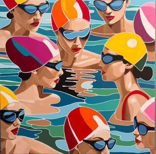 "Plotkary do kwadratu", 2025, Kasia Davies