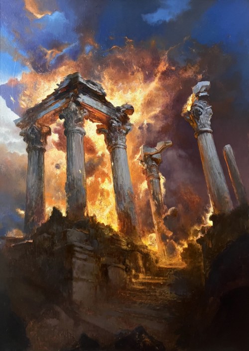 "Pożoga", 2025, Maciej Gabruś