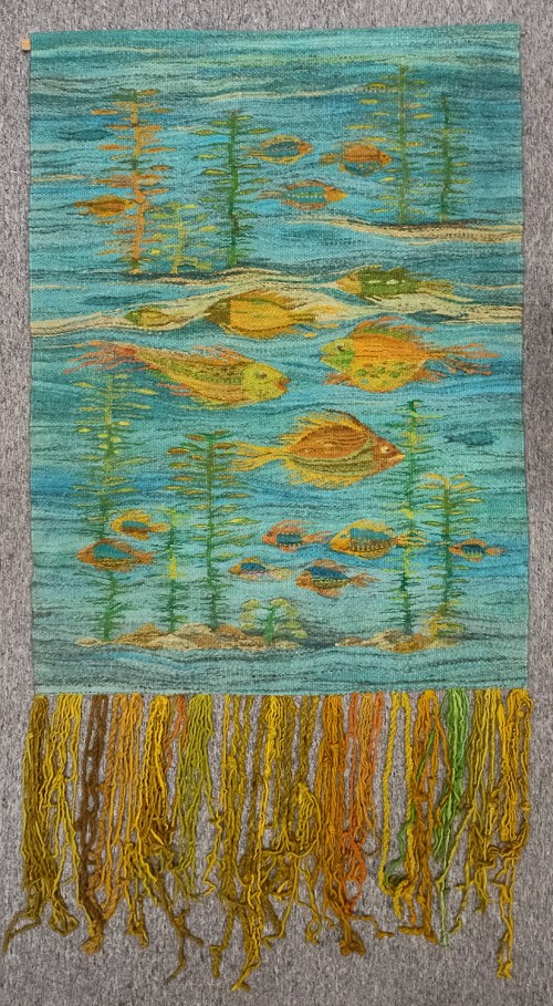 Gobelin "Wesołe rybki", 1968, Danuta Przybylska-Sypniewska