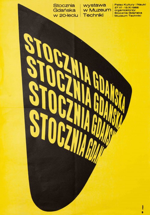 Stocznia Gdańska w 20-leciu, projekt z 1966, druk: 1979, Wojciech Zamecznik