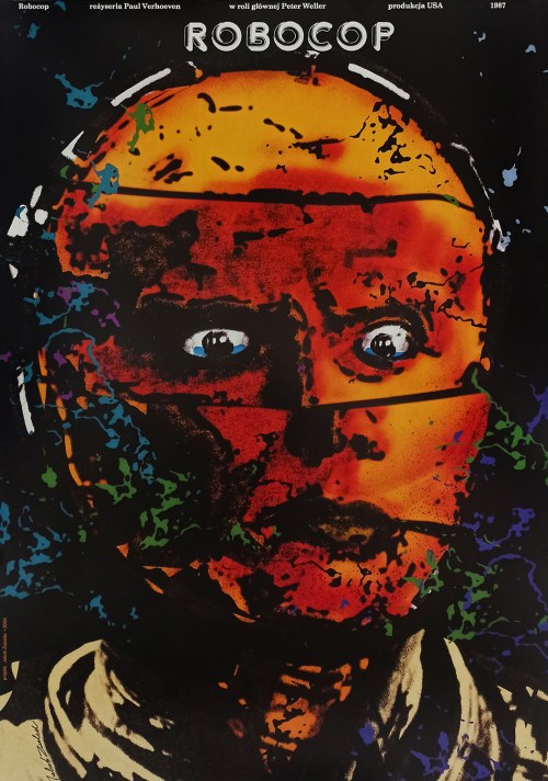 Robocop, 2020. Plakat z autografem., Jakub Zasada