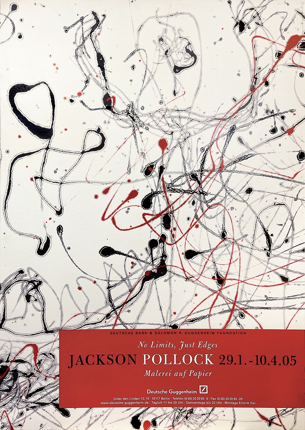 Jackson Pollock. No Limits, Just Edges, 2005