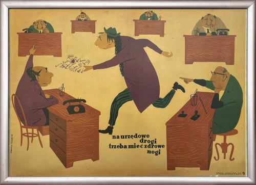 Na urzędowe drogi trzeba mieć zdrowie nogi, 1956, Eugeniusz Olszak