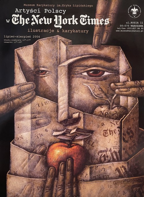 Artyści Polscy w "The New York Times", Muzeum Karykatury, 2004, Leszek Wiśniewski