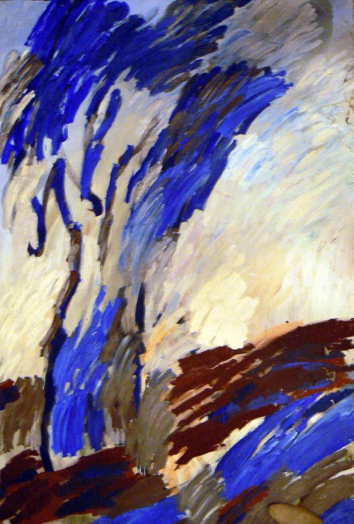 Niebieskie drzewo, 1992, Grzegorz Pabel