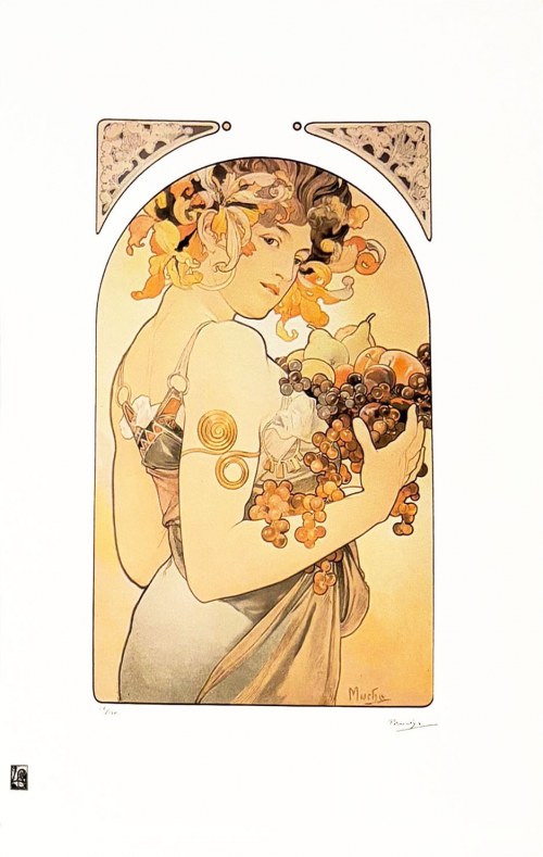 Jesień, Alfons Mucha