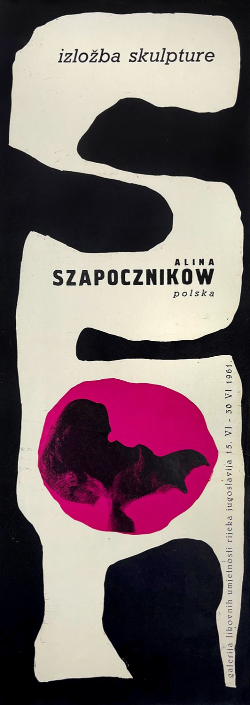 Alina Szapocznikow, 1961 (plakat wystawowy), Roman Cieślewicz