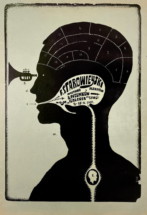 F. STAROWIEYSKI. WYSTAWA PLAKATÓW & RYSUNKÓW. M.D.M "GALERIA" ZPAP, 1962, Byk