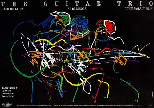 The Guitar Trio. Paco de Lucia, Al Di Meola, John McLaughlin, 1996, Jürgen Haufe