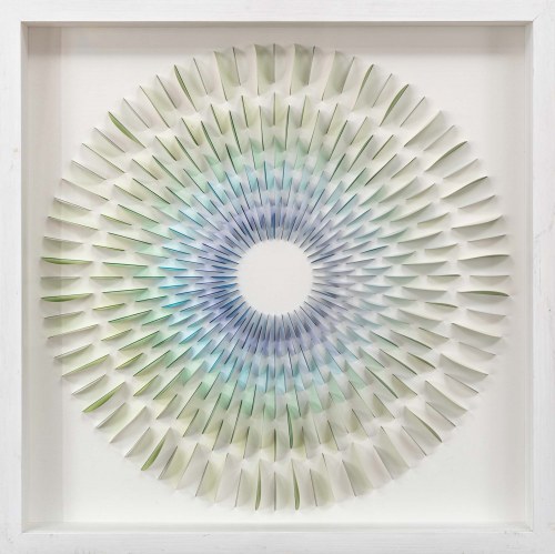 Small Blue Green Rozetta, 2021, Eliza Kopeć