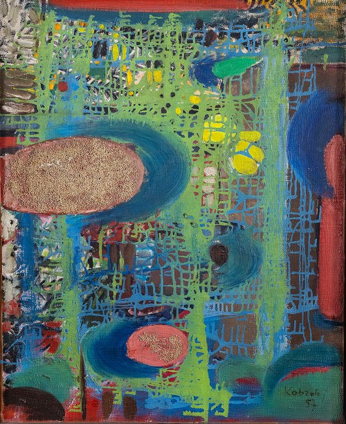 KOMPOZYCJA, 1957, Aleksander Kobzdej