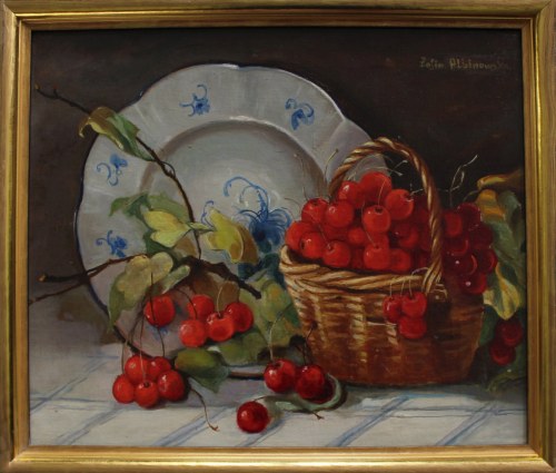Martwa natura z wiśniami, Zofia Albinowska