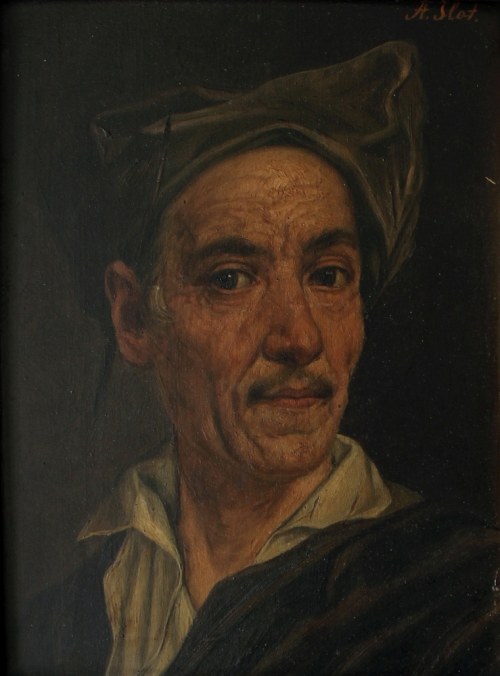 Portret malarza, A. Slot