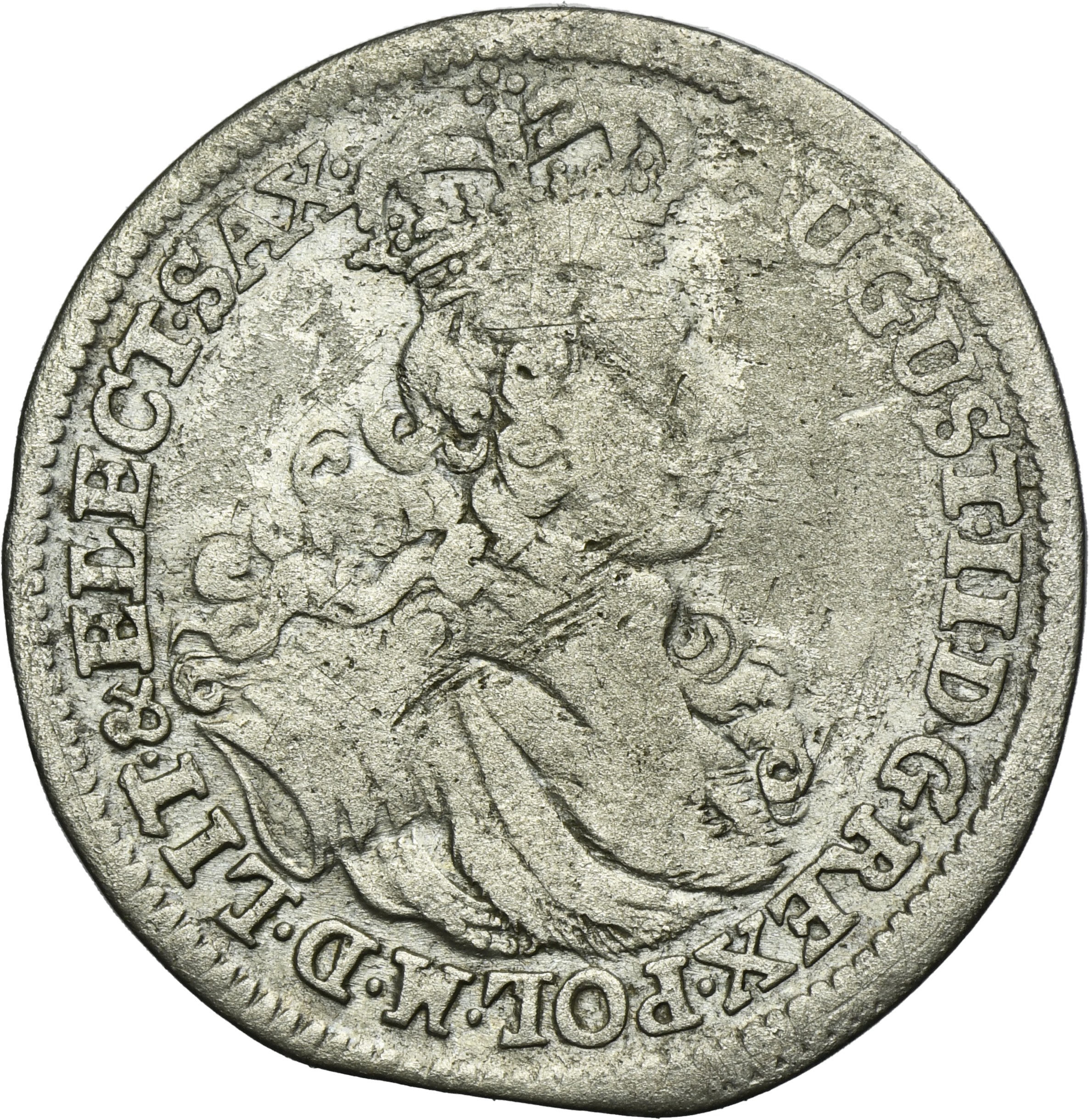 Augustus II the Strong, 6 Groschen Leipzig 1702 EPH - 인터넷 경매 / 온라인 입찰 - 가격