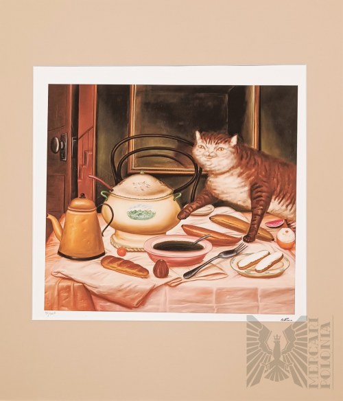 Śniadanie kota, Fernando Botero