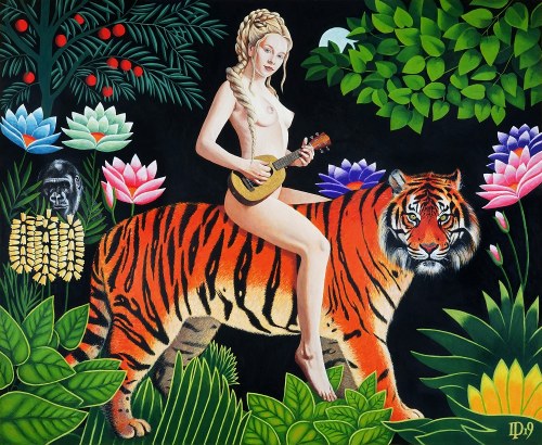 TRIBUTE TO ROUSSEAU, 2019, Daniel Porada