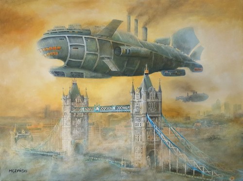 LONDON - NEW YORK PASSENGER LINER, 2019, Arkadiusz Mężyński