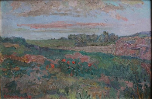 Pejzaż z makami, Witold Manastyrski