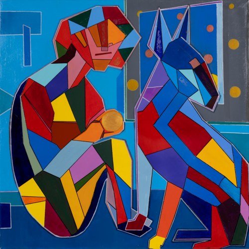 Emocja geometryczne, 2025, Beata Majchrzak