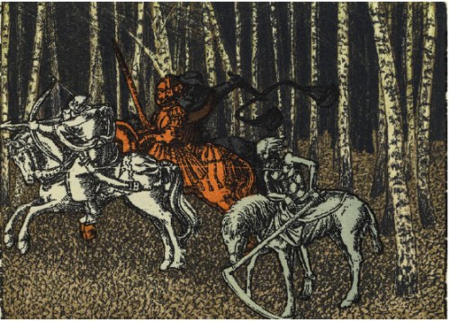 Brzozowy las, więcej: Apokalipsa św. Jana 6,1-8, Witold Warzywoda