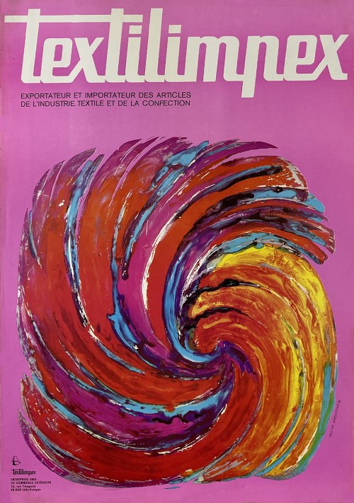 Textilimpex. Łódź, Pologne, 1974, Janina Opoczyńska