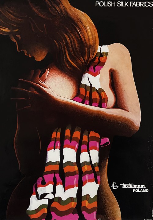 Polish silk fabrics. Textilimpex, Poland, Włodzimierz Terechowicz