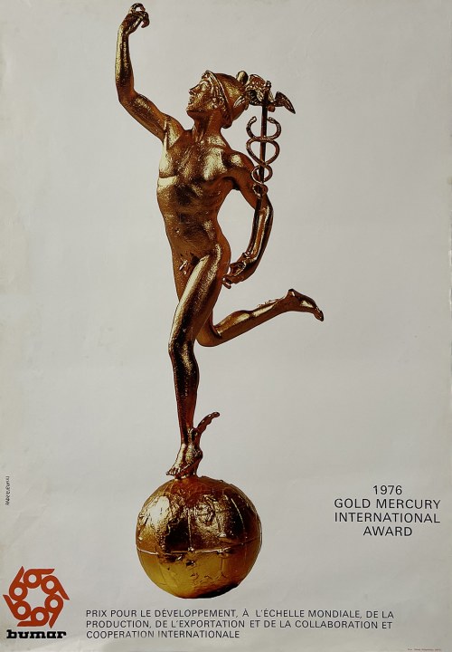 Bumar. Gold Mercury international award, 1976, Radziejewski
