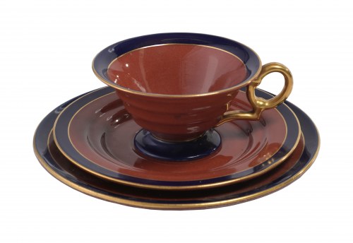 spodek, talerzyk, styl BRG (blau-rot-gold), Kadyny