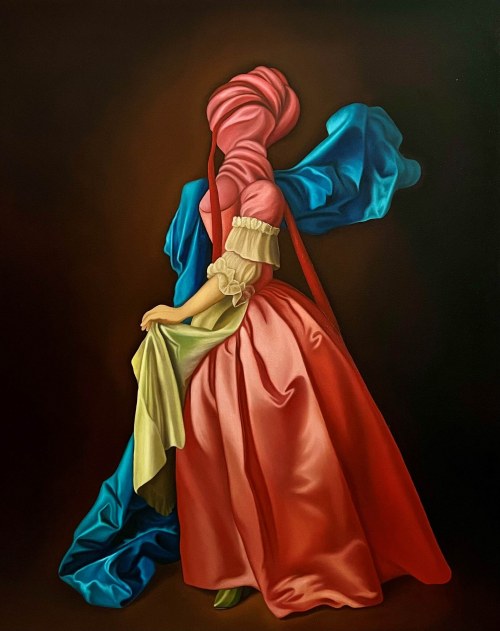 Lost in thoughts after Allan Ramsay, 2025, Daria Zbień