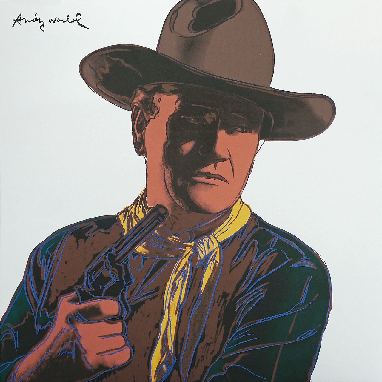 Andy WARHOL (1928-1987) John Wayne z serii „Kowboje i Indianie ...