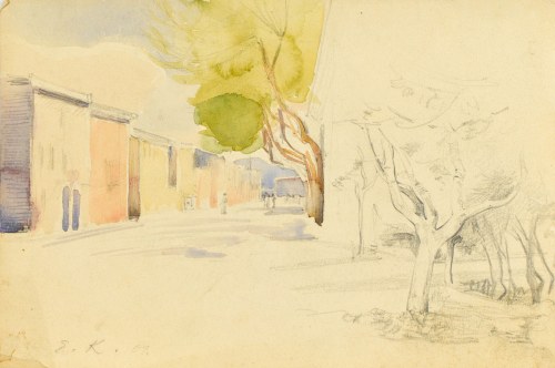 Pjezaż miejski, 1901, Emilia Knausówna