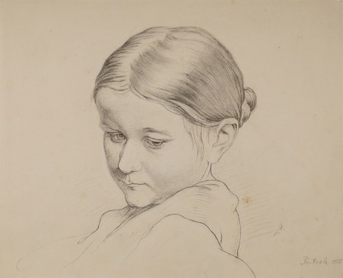 Zamyślona, 1888, Hans Fritsch