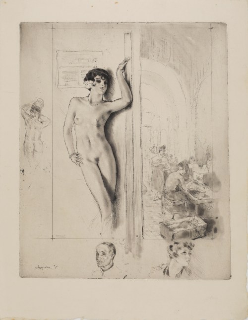 Naga piękność, 1928, Edouard Chimot