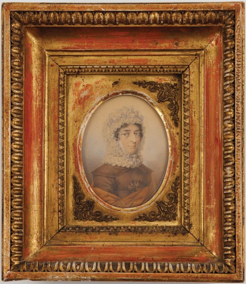 ok. 1830, Portret Damy W Czepcu