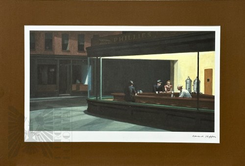 Nighthawks (Nocne Marki), 1942, Edward Hopper
