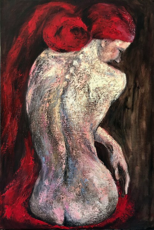 Akt siedzący, 2018, Magdalena Weber