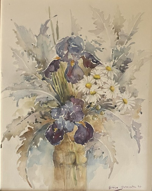 Kwiaty, 1990, Eliza Stokowska