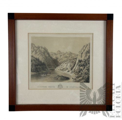 Litografia, z: "Album Szczawnickie", Kraków 1858, Józef Szalay