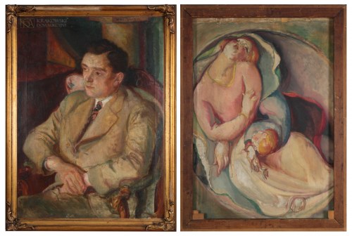 "Portret Edmunda Litawińskiego | Macierzyństwo" (kompozycja dwustronna), Kasper Pochwalski