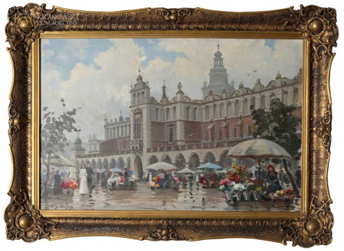"Rynek w Krakowie - Sukiennice", Władysław Serafin