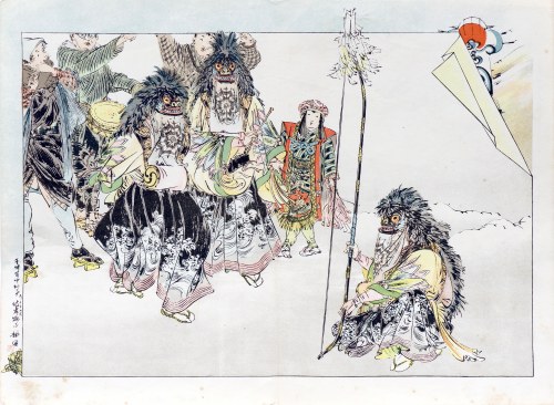 Ceremonia, z "Fuzoku Gaho", wyd. Yumani Shobo (Toyodo) Tokio, Japonia ok. 1900 r., Endo Kokei